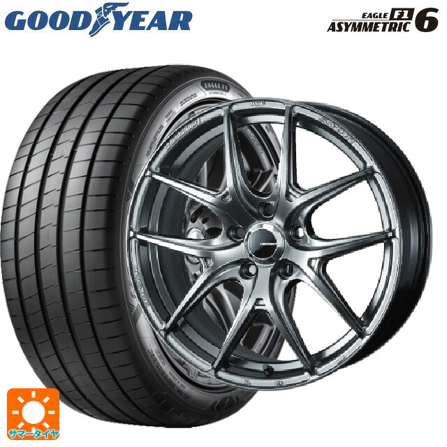 235/35R19 91Y XL グッドイヤー イーグル F1 アシメトリック6 ウェッズ ウェッズスポーツ SA 01R PSB 19-8.5J 国産車用 サマータイヤホイール4本セット