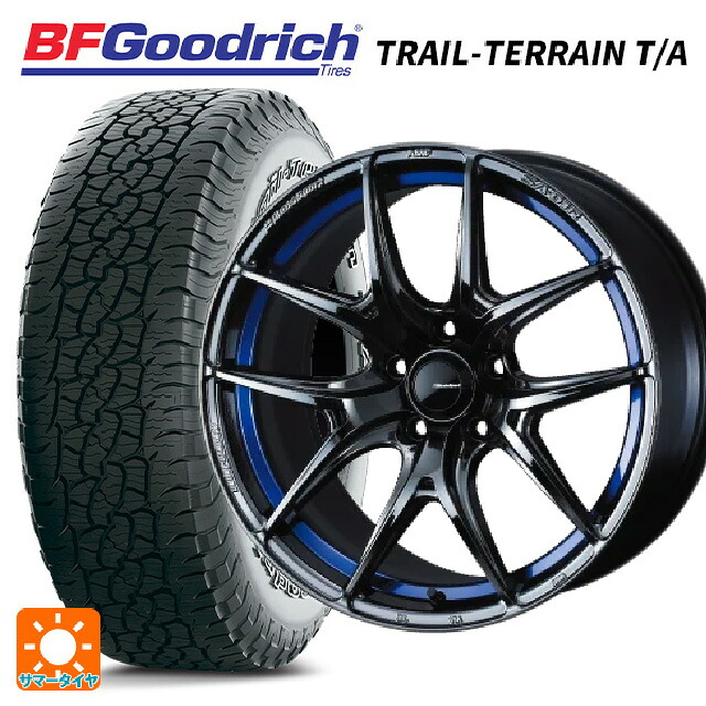 245/65R17 111T XL BFグッドリッチ トレイルテレーン T/A ホワイトレター 正規品 ウェッズ ウェッズスポーツ SA 01R BLC2 17-7.5J 国産車用 サマータイヤホイール4本セット