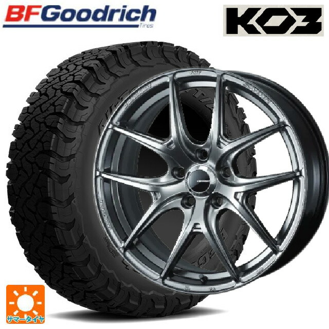 225/65R17 107/103S BFグッドリッチ オールテレーン TA KO3 ブラックレター 正規品 ウェッズ ウェッズスポーツ SA 01R PSB 17-7J 国産車用 サマータイヤホイール4本セット