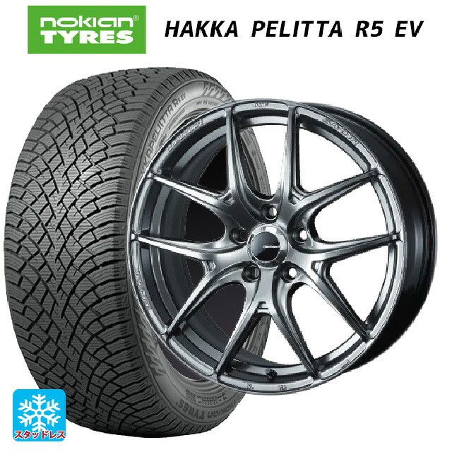 235/55R19 105R XL ノキアン ハッカペリッタR5 EV ウェッズ ウェッズスポーツ SA 01R PSB 19-8.5J 国産車用 スタッドレスタイヤホイール4本セット