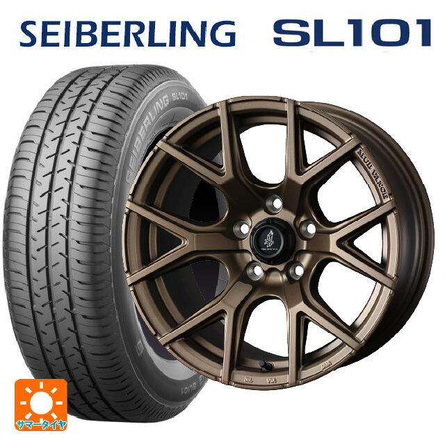 205/65R16 95S セイバーリング セイバーリング SL101(ブリヂストン工場生産） ウェッズ マッドヴァンス SD FMBR 16-7J 国産車用 サマータイヤホイール4本セット