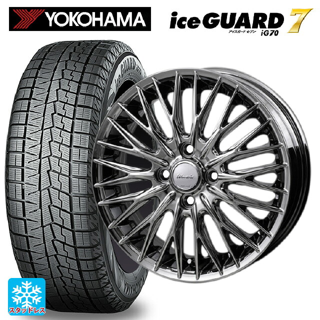 ミツビシ デリカミニ(4WD車)(B3系)用 165/65R15 81Q ヨコハマ アイスガード7(IG70) ジャパン三陽 ワーウィック クライヴァー SPT 新品スタッドレスタイヤホイール 4本セット 81,703円