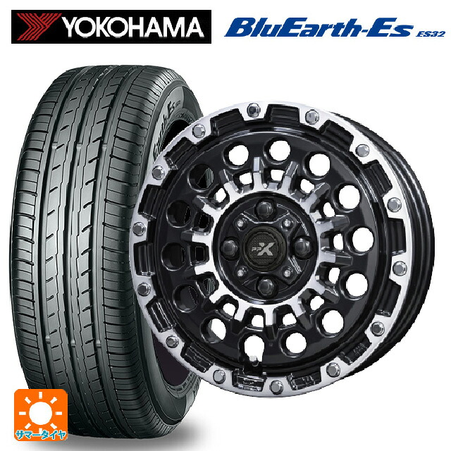 スズキ ハスラー(MR52/92S)用 165/70R14 81S ヨコハマ ブルーアースEs ES32 共豊 PPX GX14 マットブラッククリア×ポリッシュ 新品サマータイヤホイール 4本セット 58,614円