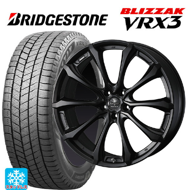 ホンダ ZR-V(RZ4)用 225/55R18 102Q XL ブリヂストン ブリザック VRX3 正規品 # ウェッズ クレンツェ ヴェルサム 030 エボ マットブラック 新品スタッドレスタイヤホイール 4本セット｜タイヤホイール専門店コニシタイヤ 185,880円