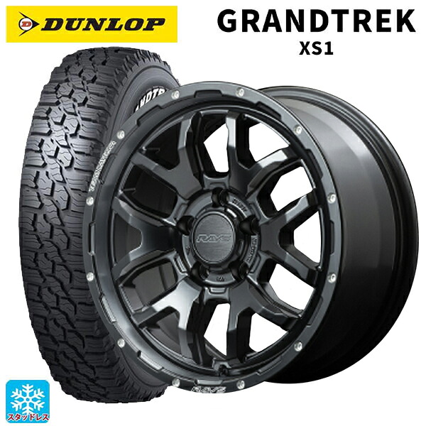 ミツビシ デリカD5(3DA系)用 215/70R16 100/97N ダンロップ グラントレックXS1 ホワイトレター レイズ チームデイトナ F6 ブースト N1 新品スタッドレスタイヤホイール 4本セット｜タイヤホイール専門店コニシタイヤ
