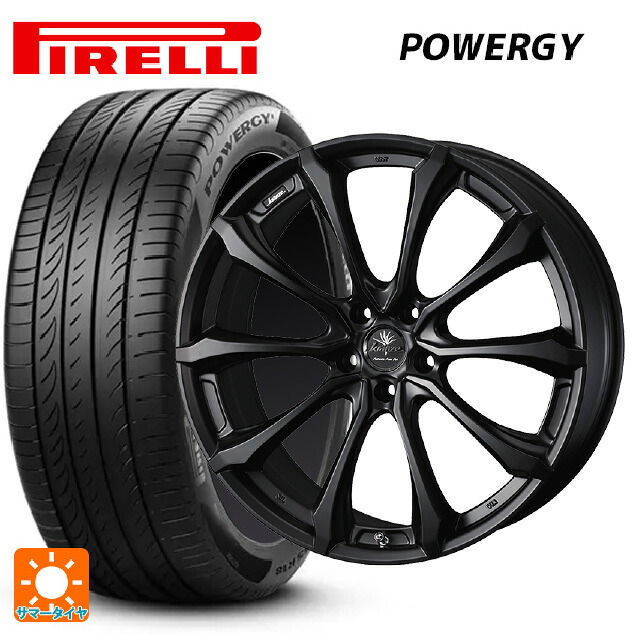 225/60R18 100H ピレリ パワジー 正規品 ウェッズ クレンツェ ヴェルサム 030 エボ マットブラック 18-7.5J 国産車用 サマータイヤホイール4本セット|タイヤホイール専門店コニシタイヤ