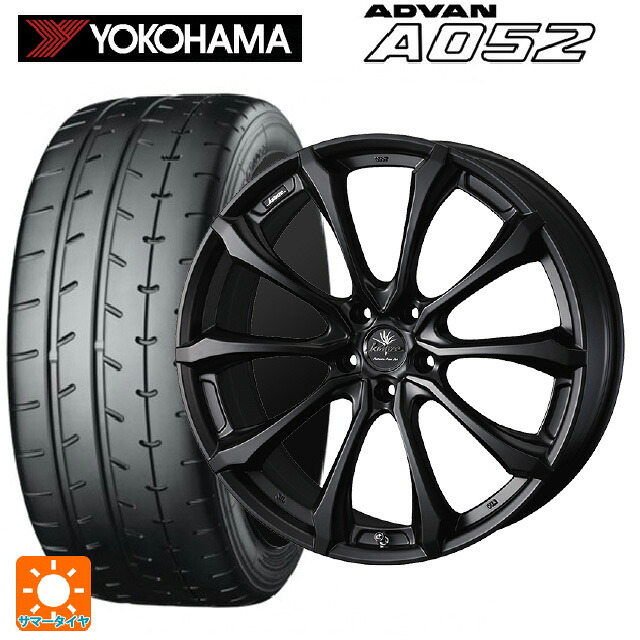 トヨタ カローラ スポーツ(210系)用 225/40R18 92Y XL ヨコハマ アドバン A052 正規品 ウェッズ クレンツェ ヴェルサム 030 エボ マットブラック 新品サマータイヤホイール 4本セット