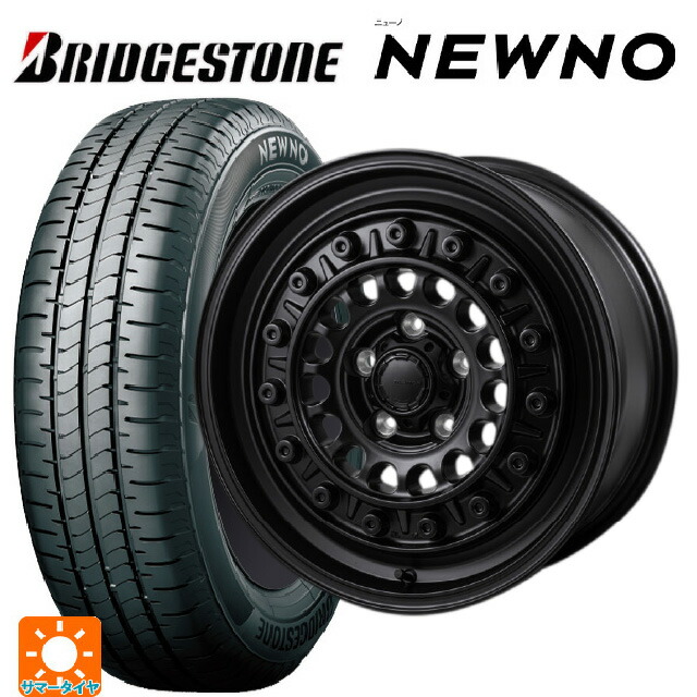 215/60R16 95H ブリヂストン ニューノ 正規品 ジャパン三陽 ハイブロック ターマー サテンブラック 16-7J 国産車用 サマータイヤホイール4本セット｜タイヤホイール専門店コニシタイヤ