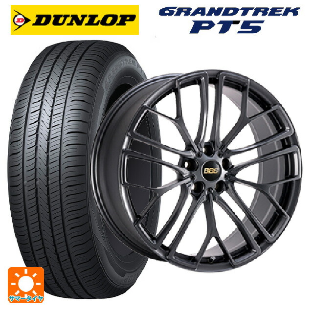 235/60R18 107V ダンロップ グラントレックPT5 BBS RE-X MGR 18-7.5J 国産車用 サマータイヤホイール4本セット