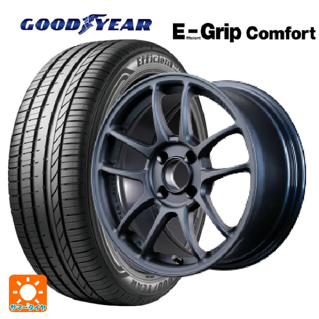 185/60R15 84H グッドイヤー エフィシェントグリップ コンフォート レイズ グラムライツ 57IR 2ZZ 15-7J 国産車用 サマータイヤホイール4本セット｜タイヤホイール専門店コニシタイヤ