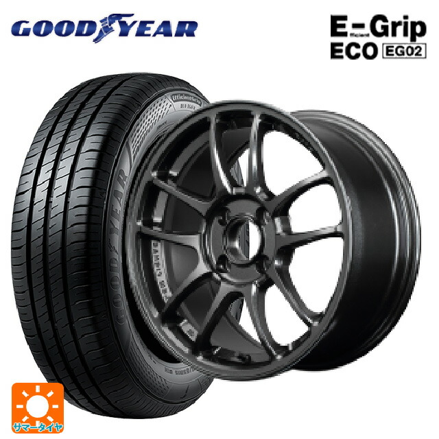 185/65R15 88H グッドイヤー エフィシェントグリップ エコ EG02 レイズ グラムライツ 57IR 6XZ 15-7J 国産車用 サマータイヤホイール4本セット