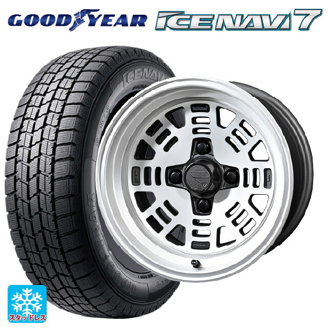 185/65R15 88Q グッドイヤー アイスナビ7(数量限定) # 共豊 ファットレース FZ01 NICKEL 15-7J 国産車用 スタッドレスタイヤホイール4本セット
