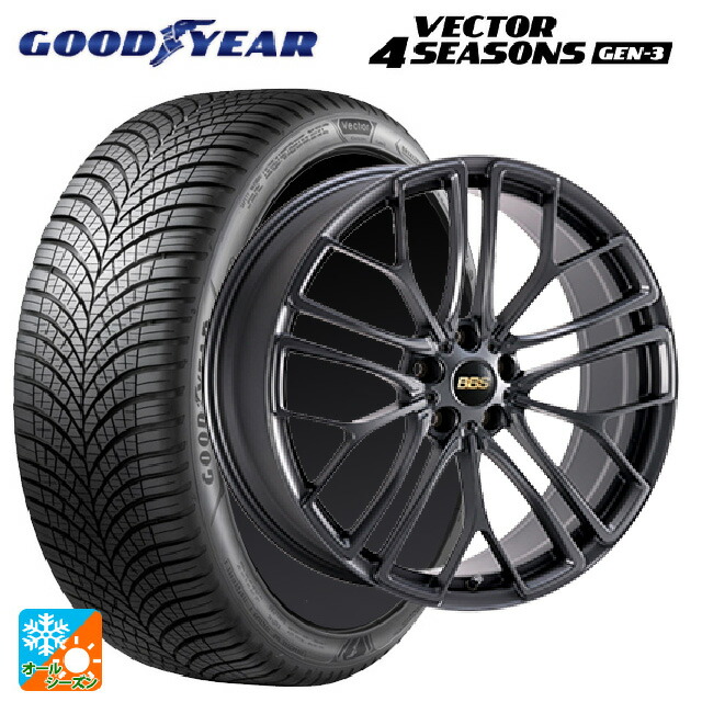 2024年製 245/40R18 97W XL グッドイヤー ベクター4シーズンズ ジェン3 BBS RE-X MGR 18-8J 国産車用 オールシーズンタイヤホイール4本セット