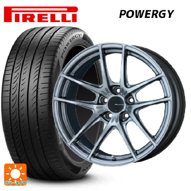 225/50R18 99W XL ピレリ パワジー 正規品 エンケイ レーシング NVR5 SS 18-8.5J 国産車用 サマータイヤホイール4本セット|タイヤホイール専門店コニシタイヤ