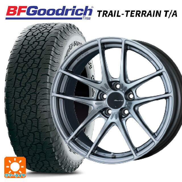245/65R17 111T XL BFグッドリッチ トレイルテレーン T/A ホワイトレター 正規品 エンケイ レーシング NVR5 SS 17-8J 国産車用 サマータイヤホイール4本セット