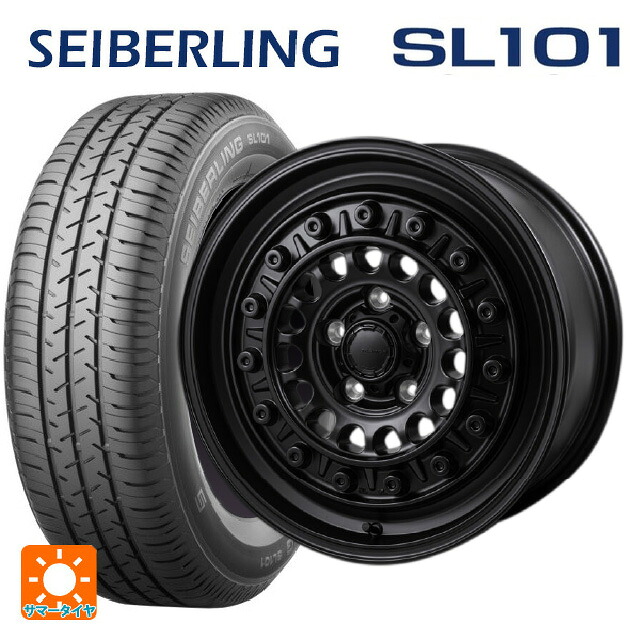 205/65R16 95S セイバーリング セイバーリング SL101(ブリヂストン工場生産） ジャパン三陽 ハイブロック ターマー サテンブラック 16-7J 国産車用 サマータイヤホイール4本セット｜タイヤホイール専門店コニシタイヤ 88,451円