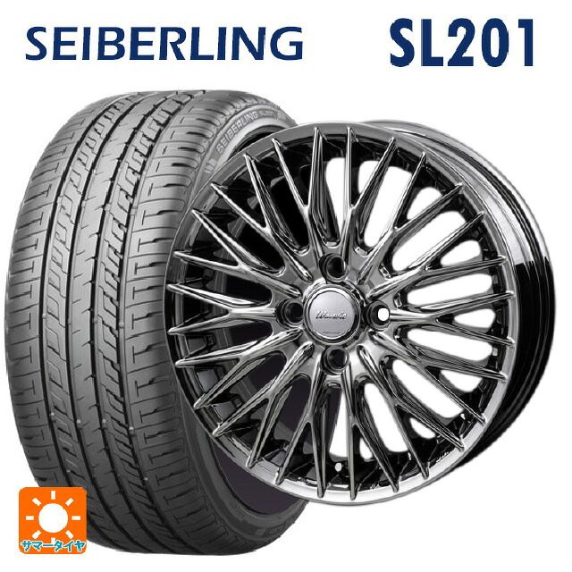 165/55R15 75V セイバーリング セイバーリング SL201(ブリヂストン工場生産） ジャパン三陽 ワーウィック クライヴァー SPT 15-4.5J 国産車用 サマータイヤホイール4本セット｜タイヤホイール専門店コニシタイヤ