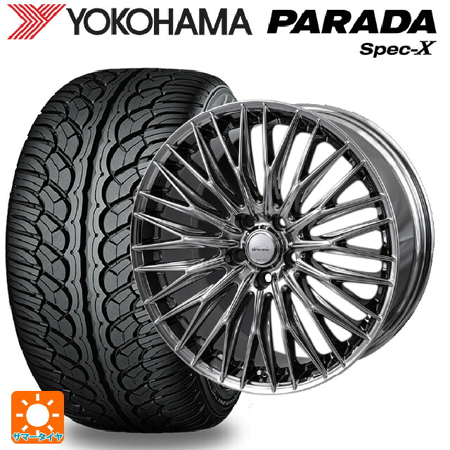 トヨタ bZ4X(11/15系)用 235/60R18 103V ヨコハマ パラダ PA02 ジャパン三陽 ワーウィック クライヴァー SPT 新品サマータイヤホイール 4本セット