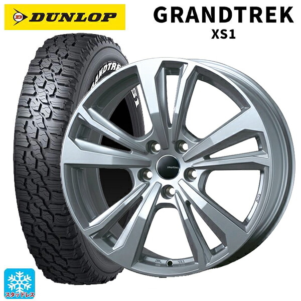 ミニ カントリーマン(U25)用 215/70R16 100/97N ダンロップ グラントレックXS1 ホワイトレター ティーエーエス スマートライン 365 シルバー 新品スタッドレスタイヤホイール 4本セット