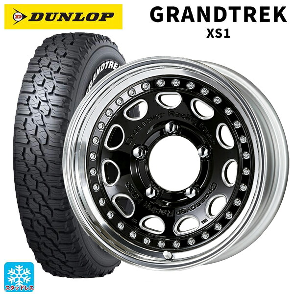 スズキ ジムニー(64系)用 185/85R16 105/103L ダンロップ グラントレックXS1 ホワイトレター ワーク クラッグ ガルバトレ BC 新品スタッドレスタイヤホイール 5本セット|タイヤホイール専門店コニシタイヤ