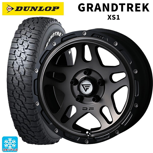 ミツビシ デリカD5(3DA系)用 215/70R16 100/97N ダンロップ グラントレックXS1 ホワイトレター エクシズルライン デルタフォース オーバーランダー マットスモークポリッシュ 新品スタッドレスタイヤホイール 4本セット｜タイヤホイール専門店コニシタイヤ 127,515円