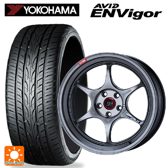 225/55R19 99W ヨコハマ エービット エンビガー S321 エンケイ パフォーマンスライン PF06 ハイパーシルバー 19-8J 国産車用 サマータイヤホイール4本セット