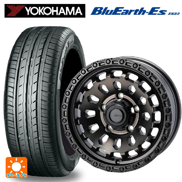 215/65R16 98H ヨコハマ ブルーアースEs ES32 4&times;4エンジニアリング エアーG VULCAN ゴーストエディション ゴーストエディション 16-6J 国産車用 サマータイヤホイール4本セット｜タイヤホイール専門店コニシタイヤ