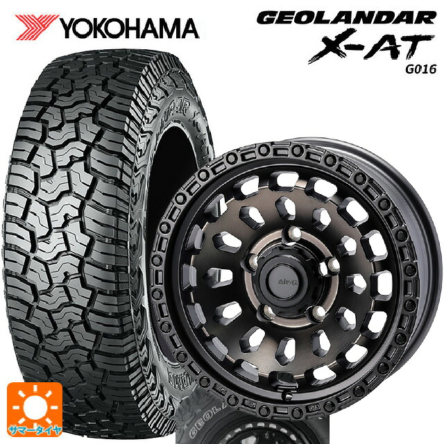 215/65R16 109/107Q ヨコハマ ジオランダー X-AT G016 ホワイトレター 正規品 4×4エンジニアリング エアーG VULCAN ゴーストエディション ゴーストエディション 16-6J 国産車用 サマータイヤホイール4本セット