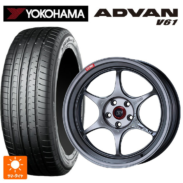 マツダ CX-5(KM系)用 225/60R18 100V ヨコハマ アドバン V61 正規品 エンケイ パフォーマンスライン PF06 ハイパーシルバー 新品サマータイヤホイール 4本セット｜タイヤホイール専門店コニシタイヤ 148,090円