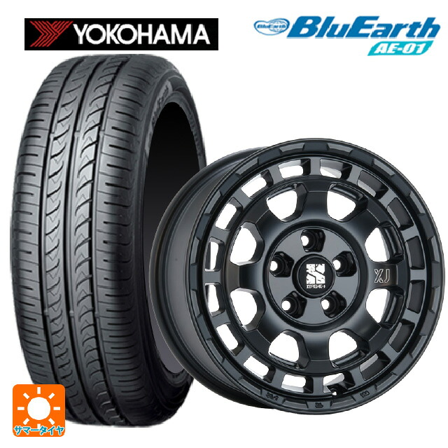 165/55R14 72V ヨコハマ ブルーアース AE01 エムエルジェイ エクストリームJ サバンザ マットブロンズ 14-4.5J 国産車用 サマータイヤホイール4本セット
