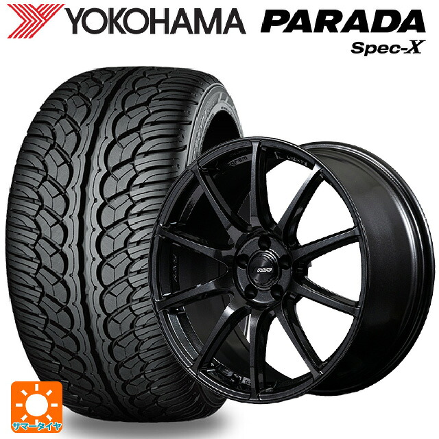 トヨタ bZ4X(11/15系)用 235/60R18 103V ヨコハマ パラダ PA02 レイズ グラムライツ 57TR 6XZ 新品サマータイヤホイール 4本セット