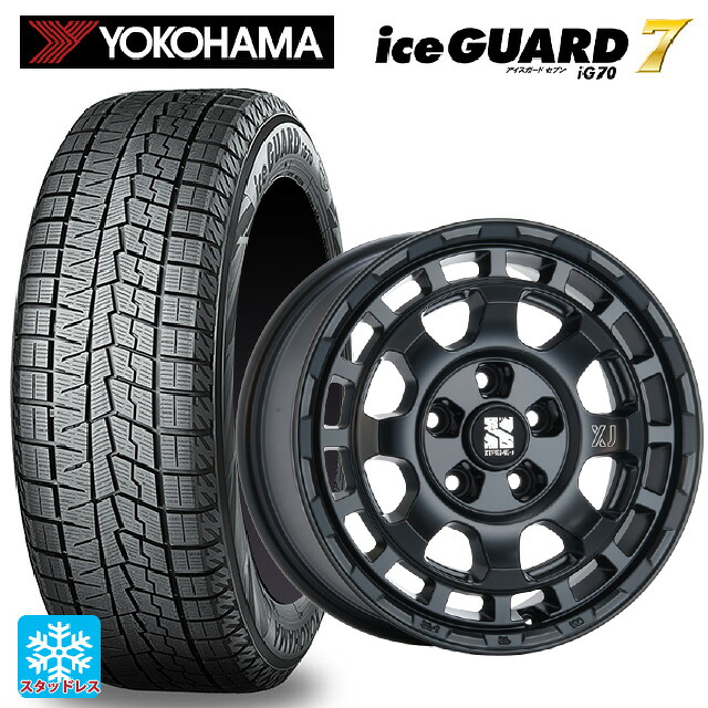 165/70R14 81Q ヨコハマ アイスガード7(IG70) エムエルジェイ エクストリームJ サバンザ マットブロンズ 14-4.5J 国産車用 スタッドレスタイヤホイール4本セット