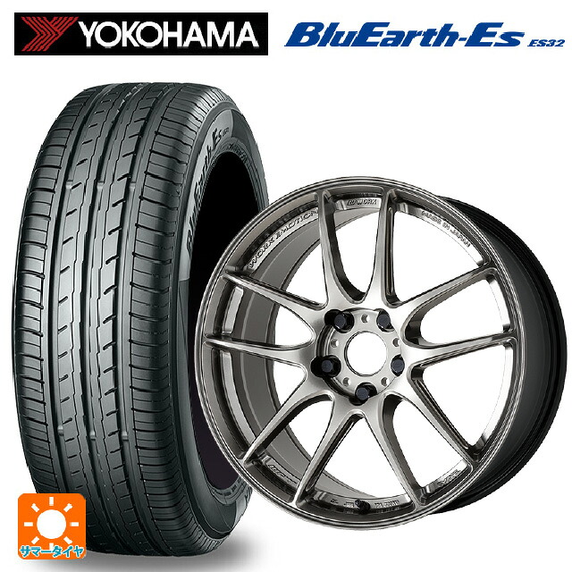 235/50R18 97W ヨコハマ ブルーアースEs ES32 ワーク エモーション CR至極 GGM 18-8.5J 国産車用 サマータイヤホイール4本セット
