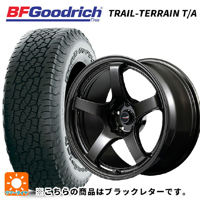 225/60R18 100H BFグッドリッチ トレイルテレーン T/A ブラックレター 正規品 エムアイディー MIDレーシング R50 エボ BLM 18-8.5J 国産車用 サマータイヤホイール4本セット 139,030円