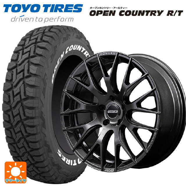 225/60R18 100Q トーヨー オープンカントリー RT ホワイトレター レイズ ホムラ 2X9R ANJ 18-7.5J 国産車用 サマータイヤホイール4本セット