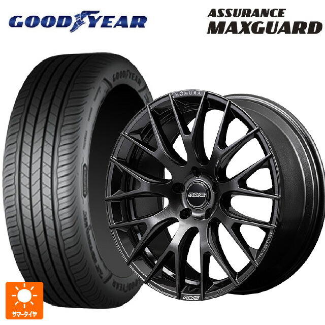 ミツビシ デリカD5(CV1系)用 245/45R19 102W XL グッドイヤー アシュアランス マックスガード レイズ ホムラ 2X9R ANJ 新品サマータイヤホイール 4本セット｜タイヤホイール専門店コニシタイヤ
