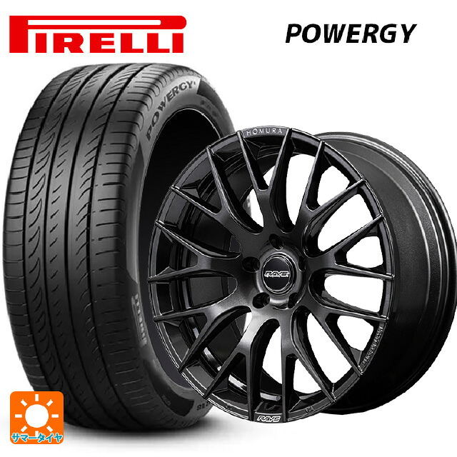 235/35R19 91Y XL ピレリ パワジー 正規品 レイズ ホムラ 2X9R ANJ 19-8J 国産車用 サマータイヤホイール4本セット
