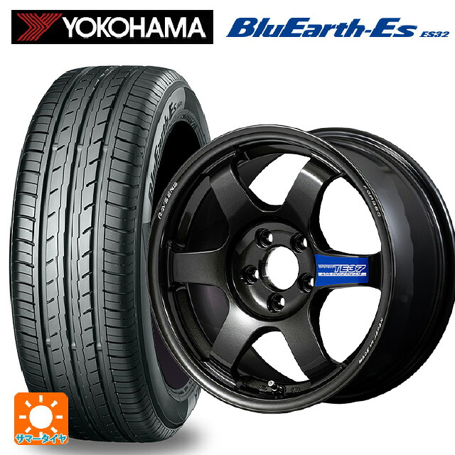 205/65R15 94H ヨコハマ ブルーアースEs ES32 レイズ ボルクレーシング TE37 グラベル3 MM 15-6.5J 国産車用 サマータイヤホイール4本セット