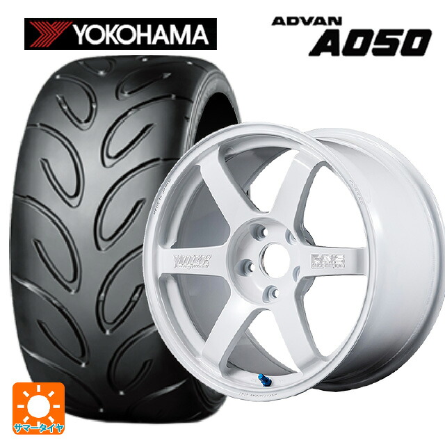 215/45R17 87W ヨコハマ アドバン A050 コンパウンド M 正規品 レイズ ボルクレーシング TE37サーガ S-プラス 30TH マシニングバージョン WH 17-7.5J 国産車用 サマータイヤホイール4本セット