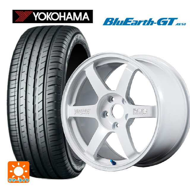 205/50R17 93W XL ヨコハマ ブルーアースGT AE51 レイズ ボルクレーシング TE37サーガ S-プラス 30TH マシニングバージョン WH 17-7.5J 国産車用 サマータイヤホイール4本セット｜タイヤホイール専門店コニシタイヤ 201,880円
