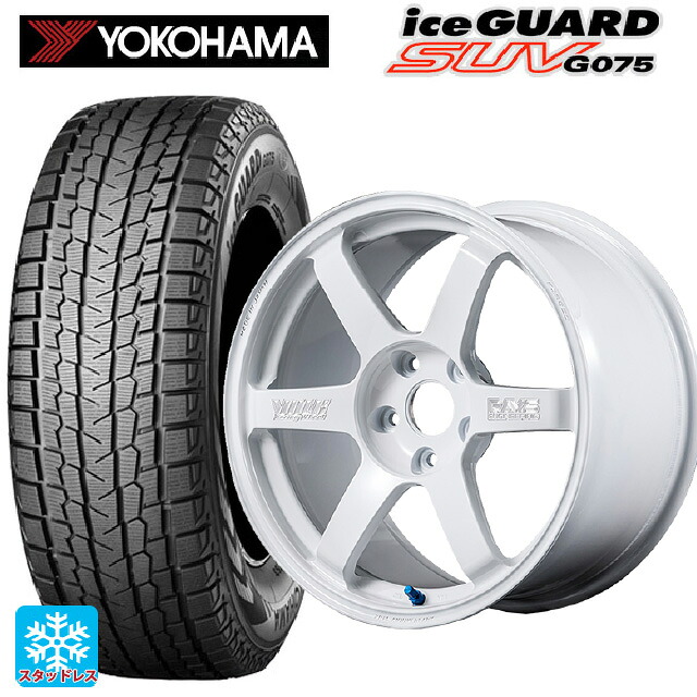 2025年製 225/65R17 102T ヨコハマ アイスガードSUV G075 # レイズ ボルクレーシング TE37サーガ S-プラス 30TH マシニングバージョン WH 17-8J 国産車用 スタッドレスタイヤホイール4本セット 206,430円