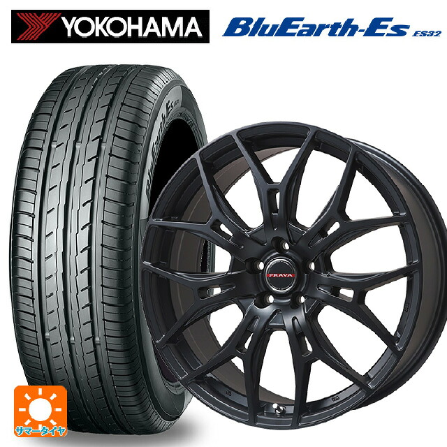 スズキ ハスラー(MR52/92S)用 165/60R15 77H ヨコハマ ブルーアースEs ES32 # ビックウェイ レイシーン プラバ 7M セミグロスブラック 新品サマータイヤホイール 4本セット｜タイヤホイール専門店コニシタイヤ 63,602円