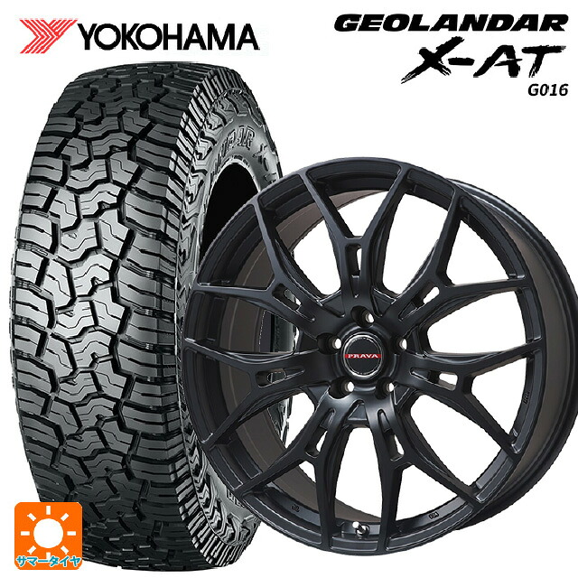 165/60R15 77H ヨコハマ ジオランダー X-AT G016 ブラックレター 正規品 ビックウェイ レイシーン プラバ 7M セミグロスブラック 15-4.5J 国産車用 サマータイヤホイール4本セット