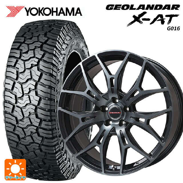 165/60R15 77H ヨコハマ ジオランダー X-AT G016 ブラックレター 正規品 # ビックウェイ レイシーン プラバ 7M ブラッククリア 15-4.5J 国産車用 サマータイヤホイール4本セット｜タイヤホイール専門店コニシタイヤ
