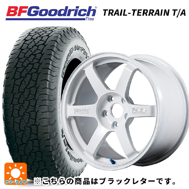 225/60R17 99H BFグッドリッチ トレイルテレーン T/A ブラックレター 正規品 レイズ ボルクレーシング TE37サーガ S-プラス 30TH マシニングバージョン WH 17-8J 国産車用 サマータイヤホイール4本セット