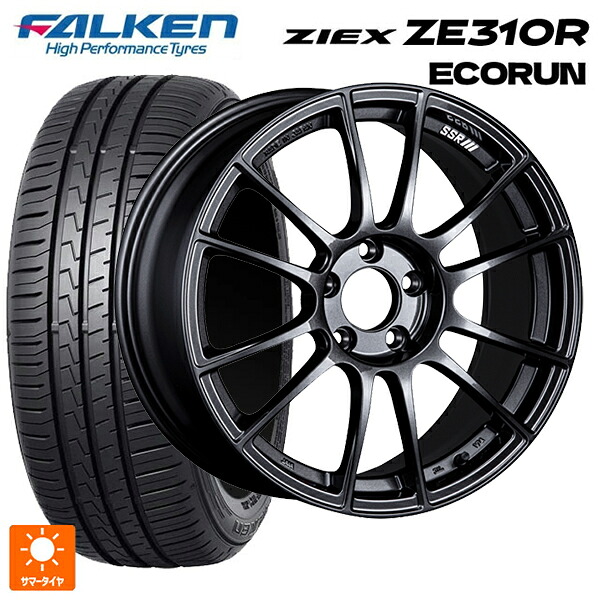 225/40R18 92W XL ファルケン ジークス ZE310R エコラン タナベ SSR GT X04 ダークガンメタ 18-7.5J 国産車用 サマータイヤホイール4本セット｜タイヤホイール専門店コニシタイヤ