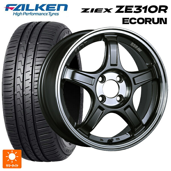 205/55R17 95W XL ファルケン ジークス ZE310R エコラン タナベ SSR GT X03 マシンドグラファイトガンメタ＋スモーククリア 17-7J 国産車用 サマータイヤホイール4本セット｜タイヤホイール専門店コニシタイヤ