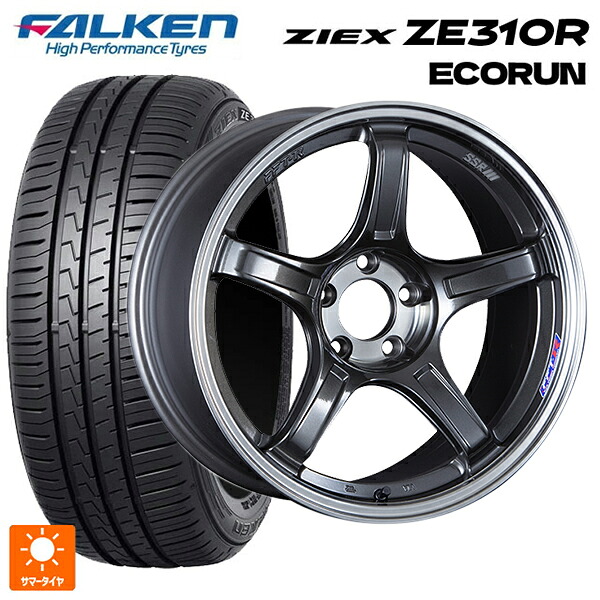 215/60R17 96H ファルケン ジークス ZE310R エコラン タナベ SSR GT X03 マシンドグラファイトガンメタ+スモーククリア 17-7J 国産車用 サマータイヤホイール4本セット 99,270円
