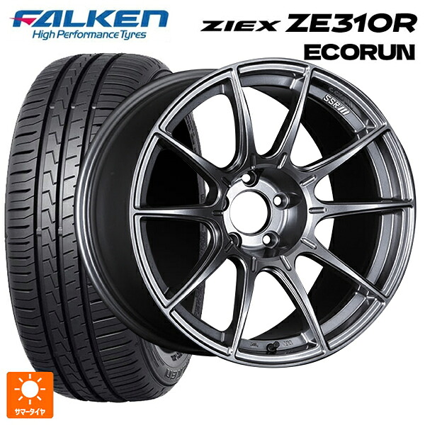 215/60R17 96H ファルケン ジークス ZE310R エコラン タナベ SSR GT X01 ダークシルバー 17-7J 国産車用 サマータイヤホイール4本セット｜タイヤホイール専門店コニシタイヤ