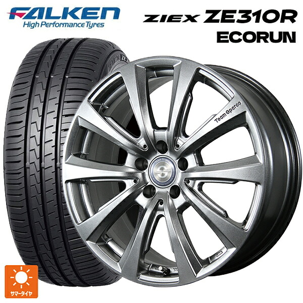 ミニ ミニクーパー(ガソリン車)(F66)用 215/40R18 89W XL ファルケン ジークス ZE310R エコラン トピー チームスパルコ ヴァローザ バージョン02 MG 新品サマータイヤホイール 4本セット|タイヤホイール専門店コニシタイヤ